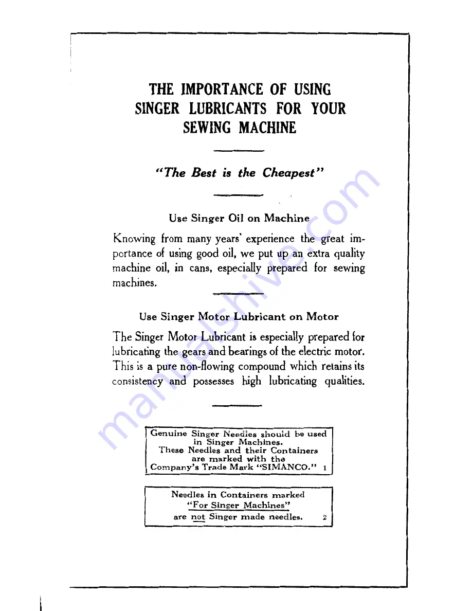 Singer 1200-1 Adjusters Manual Download Page 71