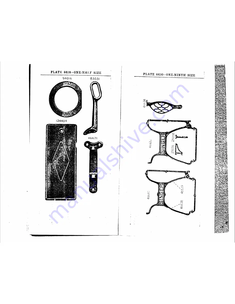 Singer 128-4 Parts Manual Download Page 58