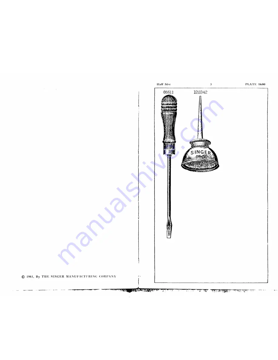 Singer 132K10 Illustrated Parts List Download Page 2