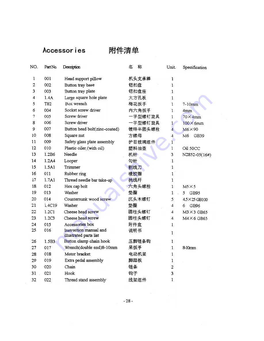 Singer 1375A1 Instruction Manual And Parts List Download Page 30