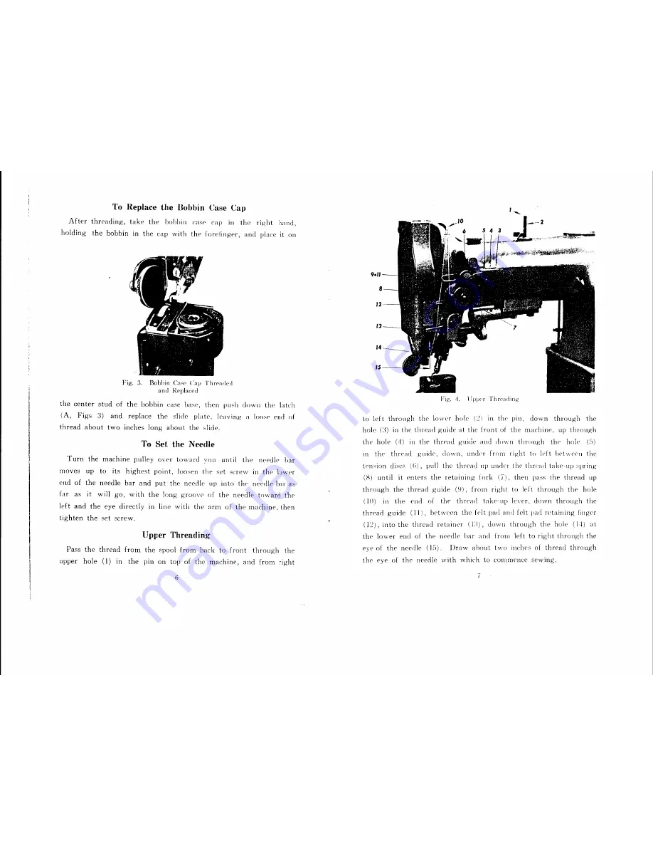 Singer 138B7MG Operator'S Manual Download Page 4