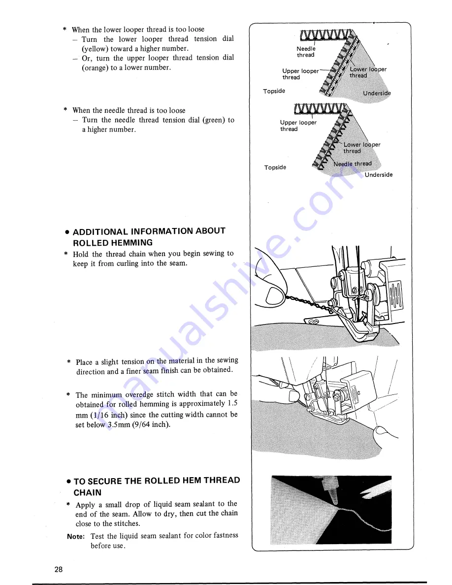 Singer 14 354B Operator'S Manual Download Page 30