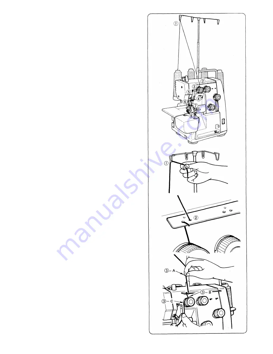 Singer 14 U44B/244B Operator'S Manual Download Page 16