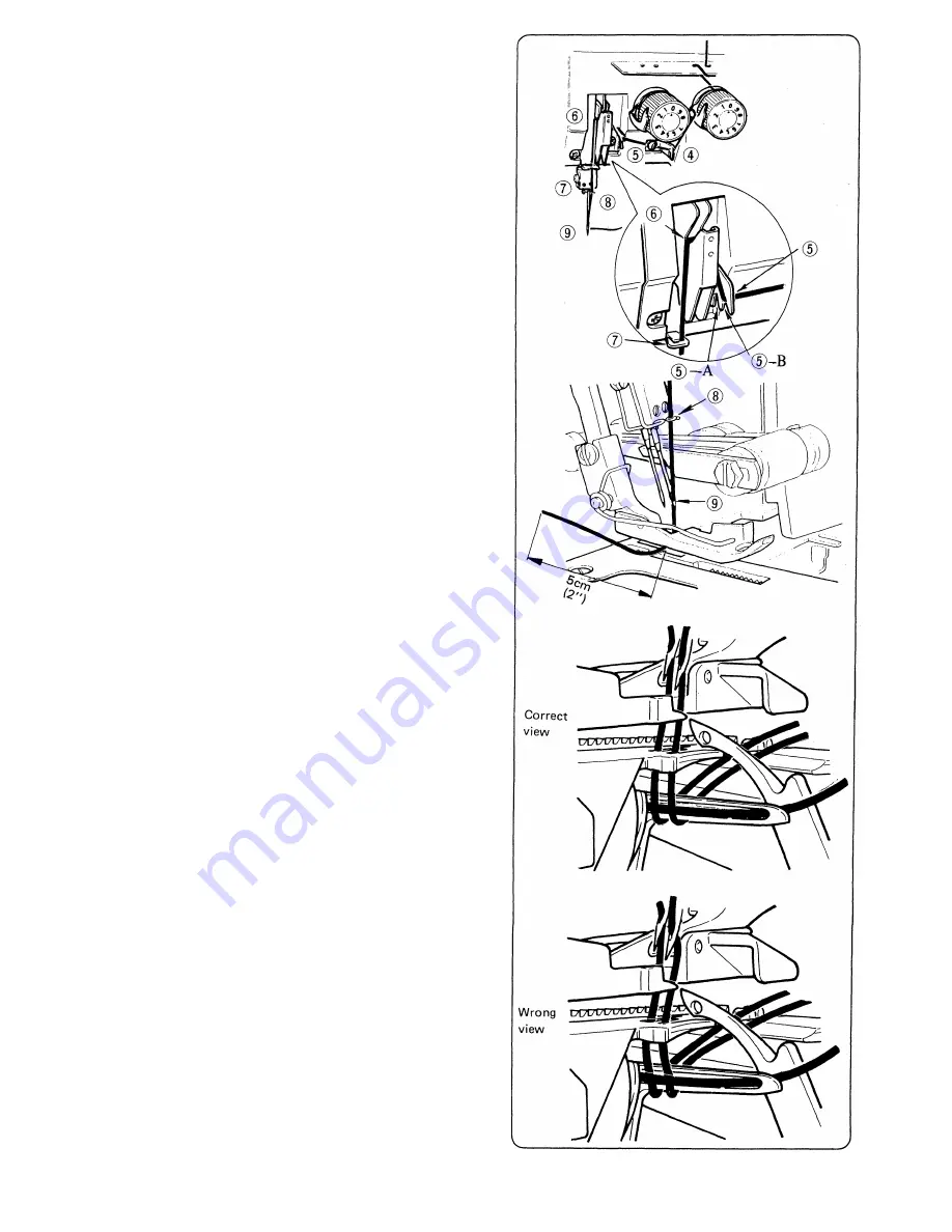 Singer 14 U44B/244B Operator'S Manual Download Page 19