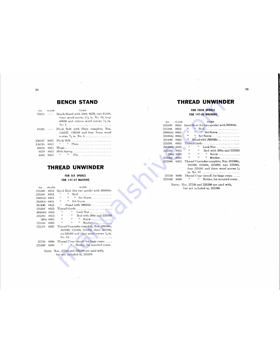 Singer 147-24 Parts List Download Page 14