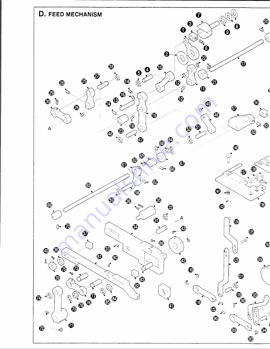 Singer 14U594 Parts List Download Page 7