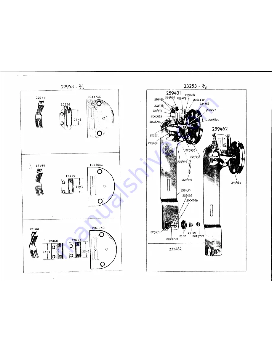 Singer 1500-2 Parts List Download Page 48