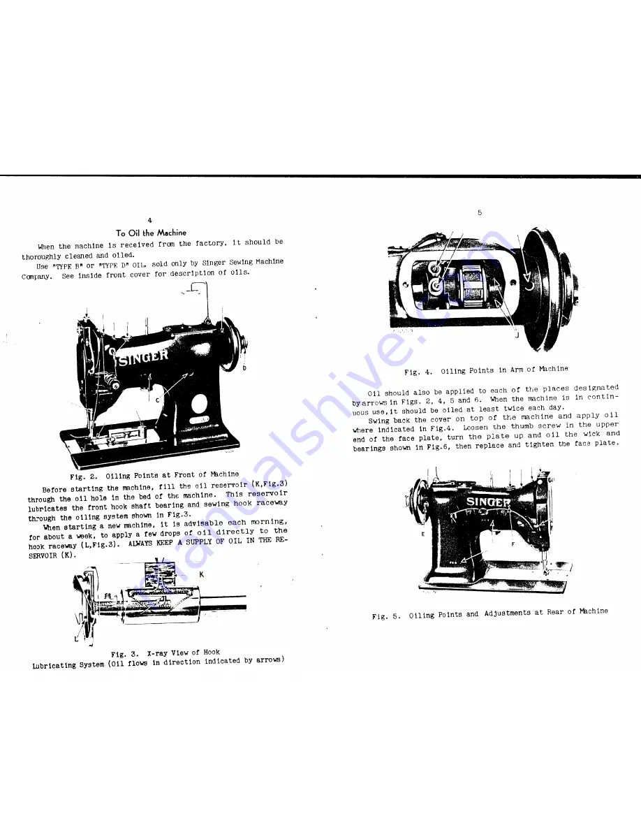 Singer 151W6 Скачать руководство пользователя страница 4