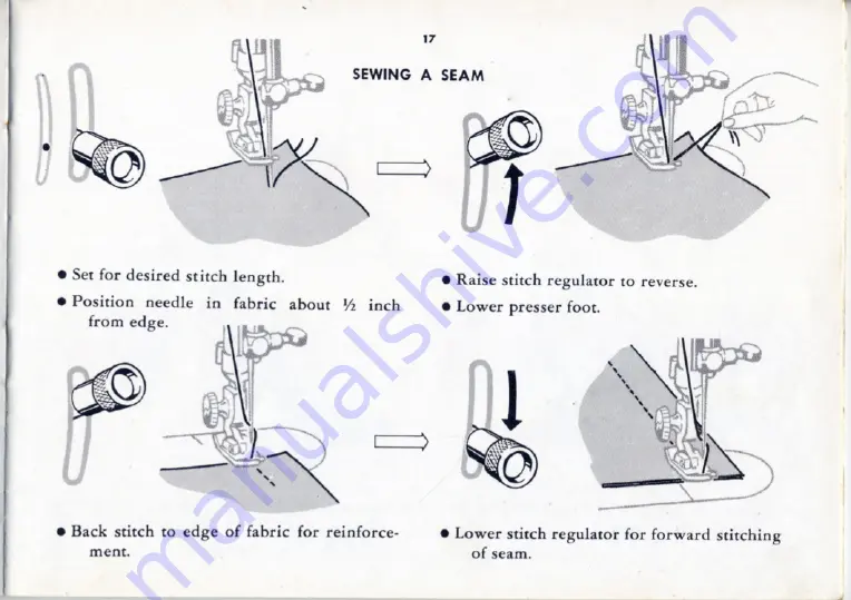 Singer 185k Instructions For Using Manual Download Page 19