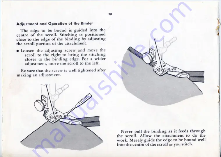 Singer 185k Instructions For Using Manual Download Page 30