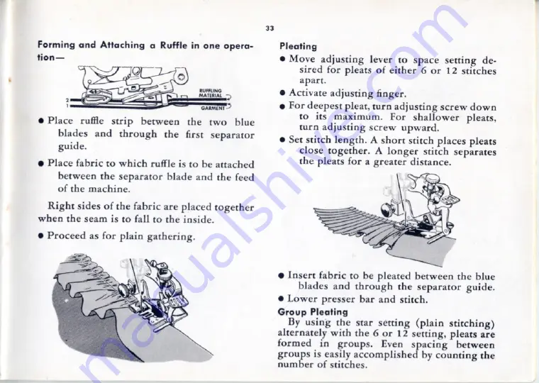 Singer 185k Instructions For Using Manual Download Page 35