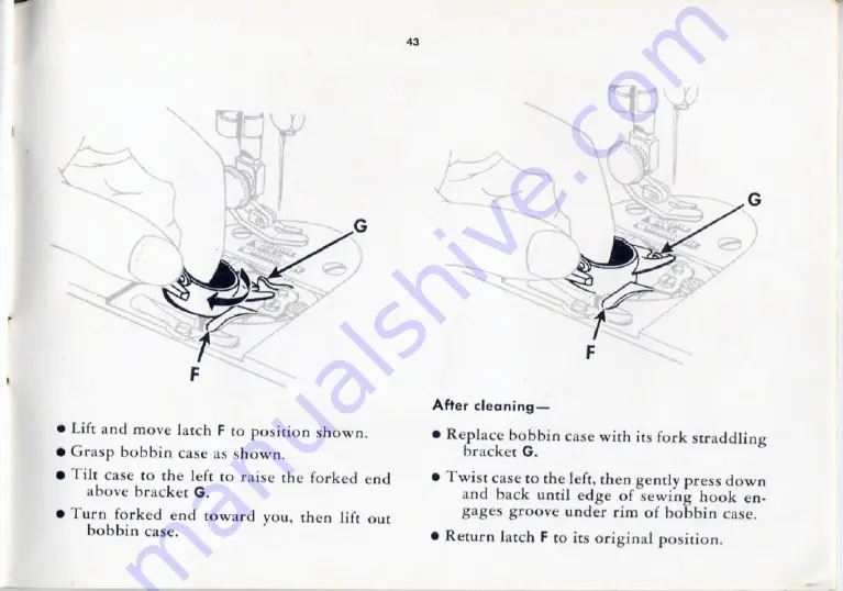 Singer 185k Instructions For Using Manual Download Page 45