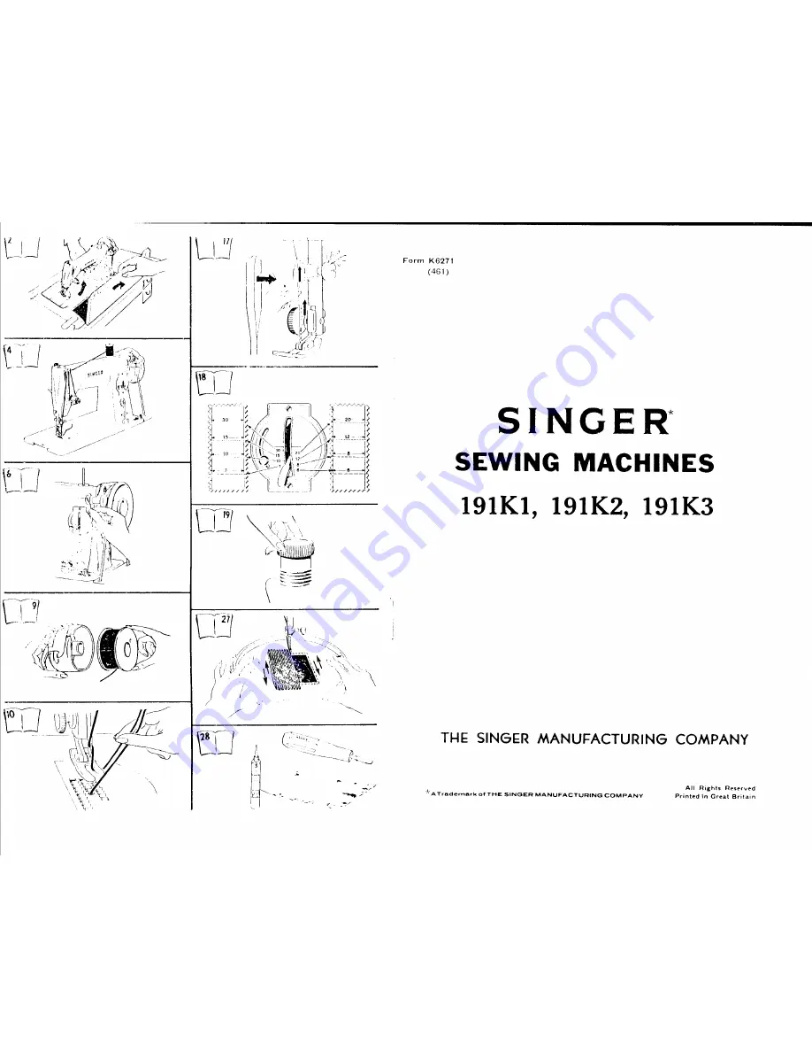 Singer 191K Instructions Manual Download Page 2