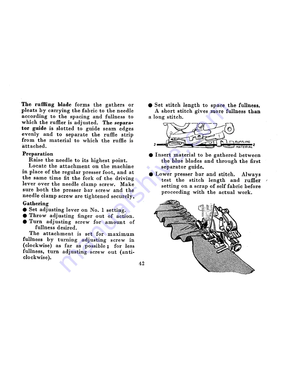 Singer 201K Instructions For Using Manual Download Page 44