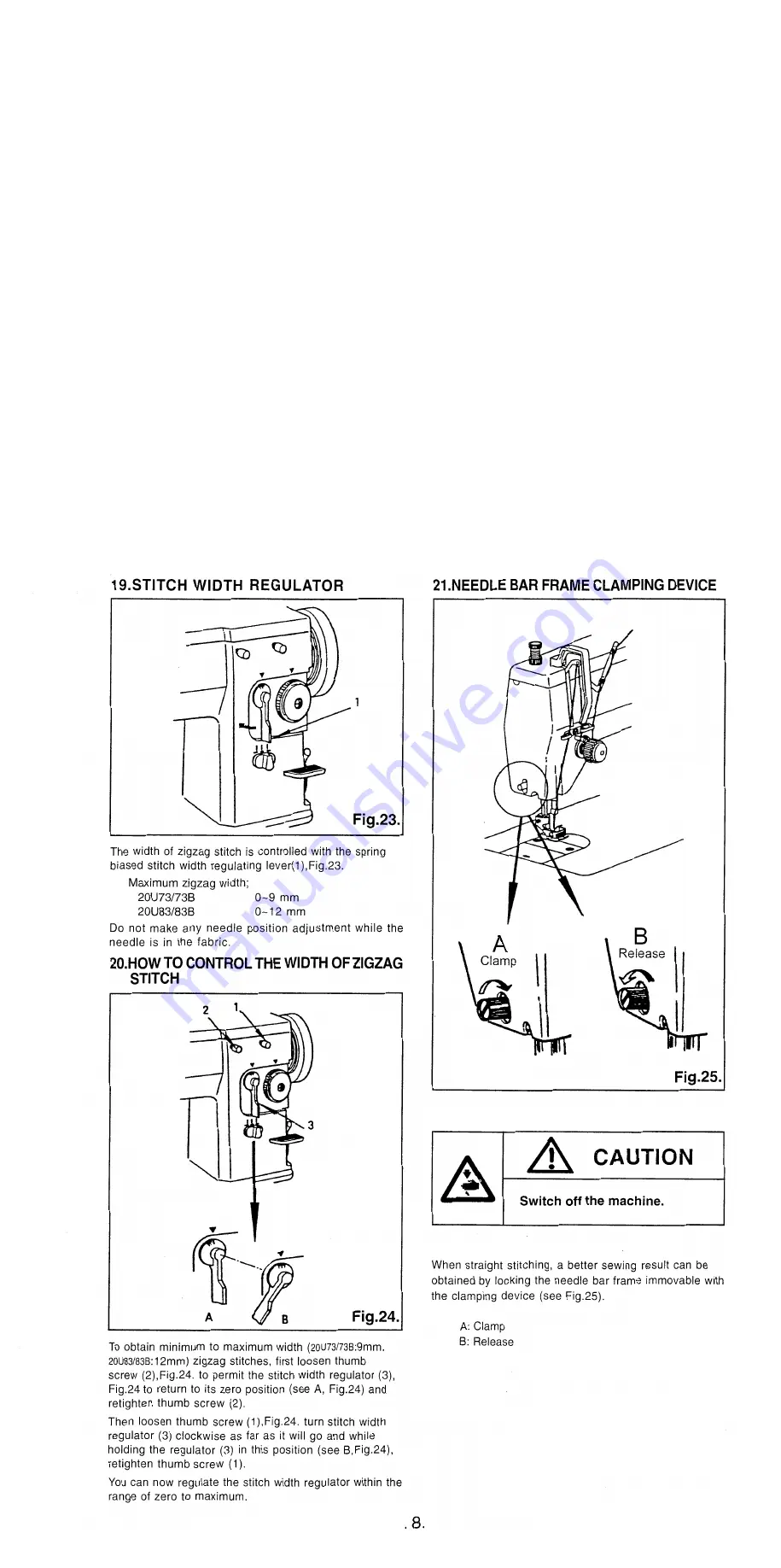 Singer 20U73 Instruction Manual Download Page 11