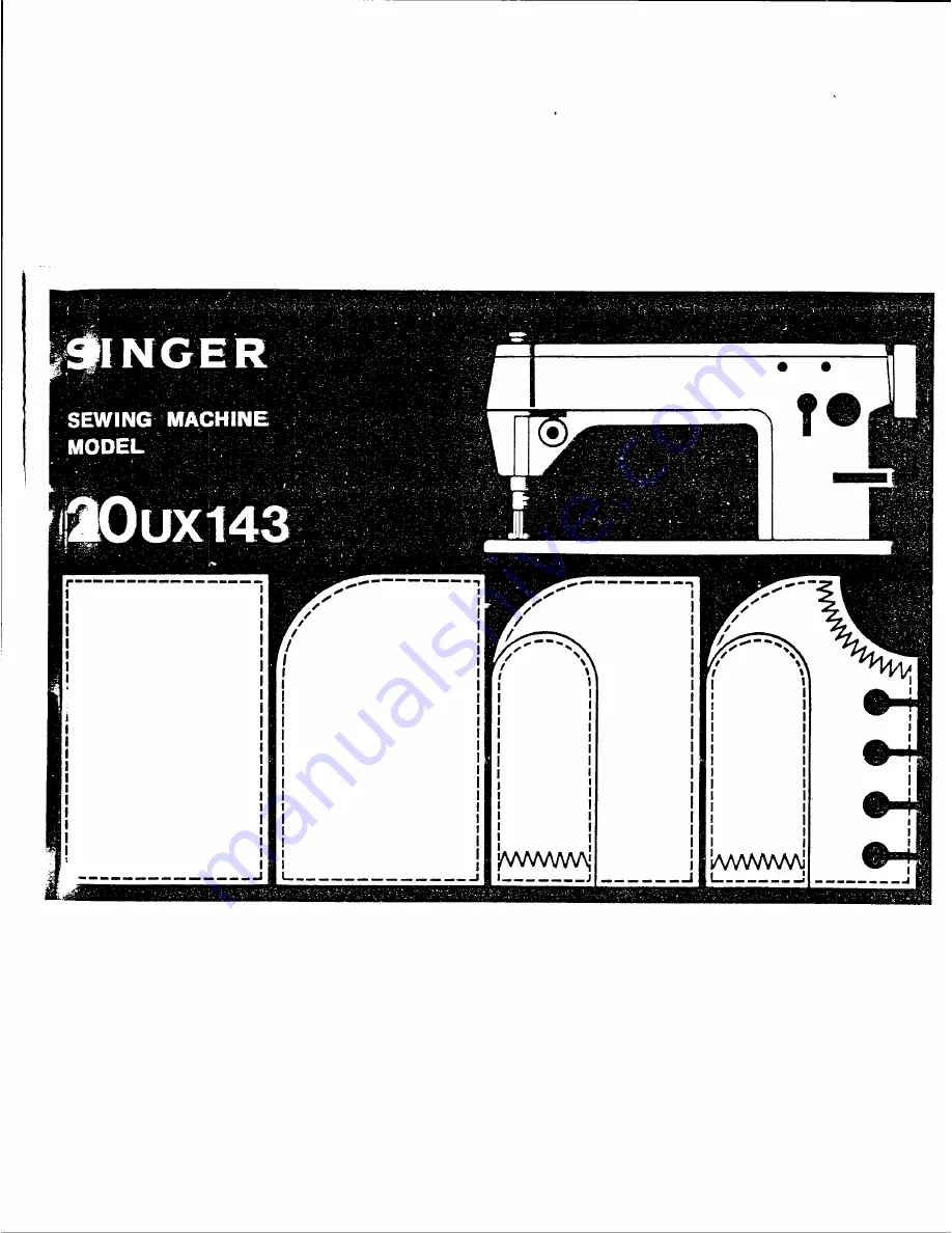 Singer 20UX143 Instructions Manual Download Page 2