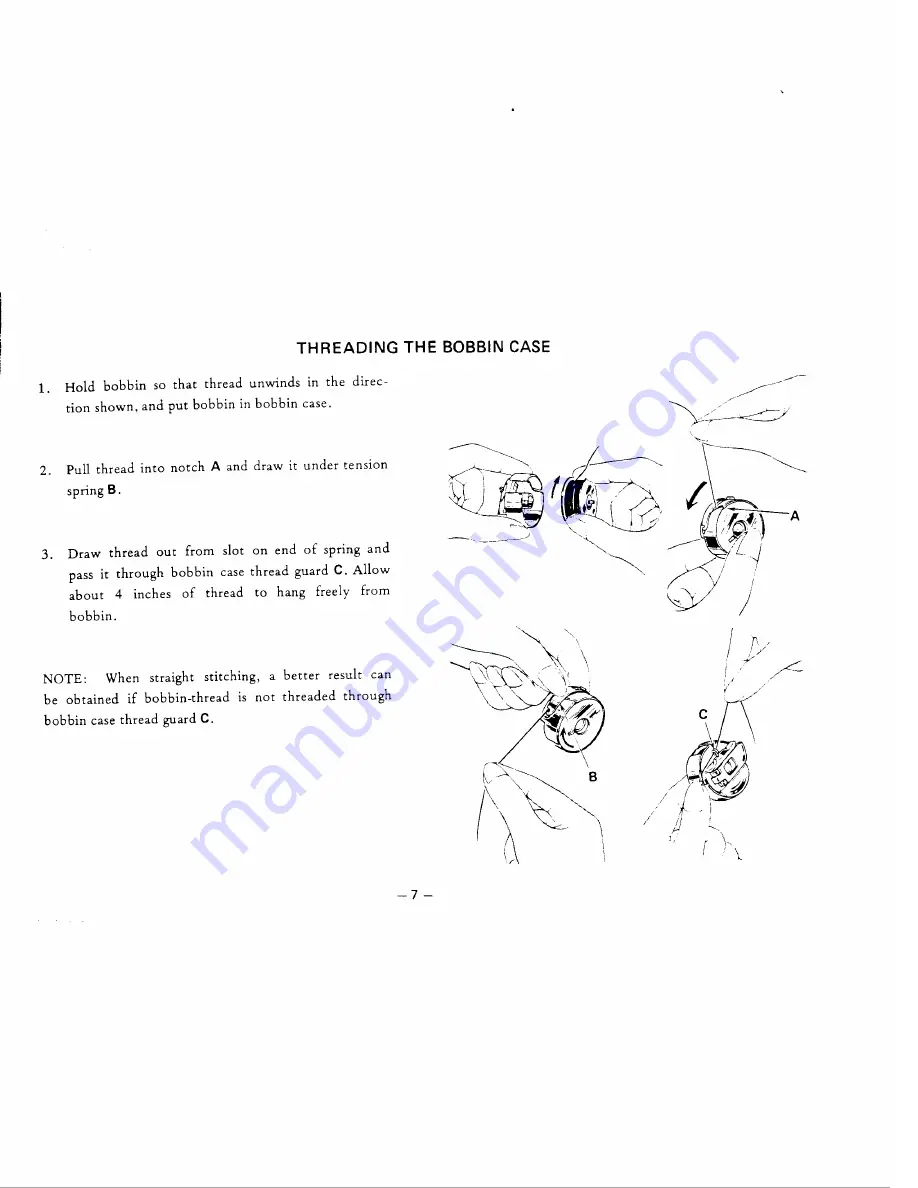 Singer 20UX143 Instructions Manual Download Page 9