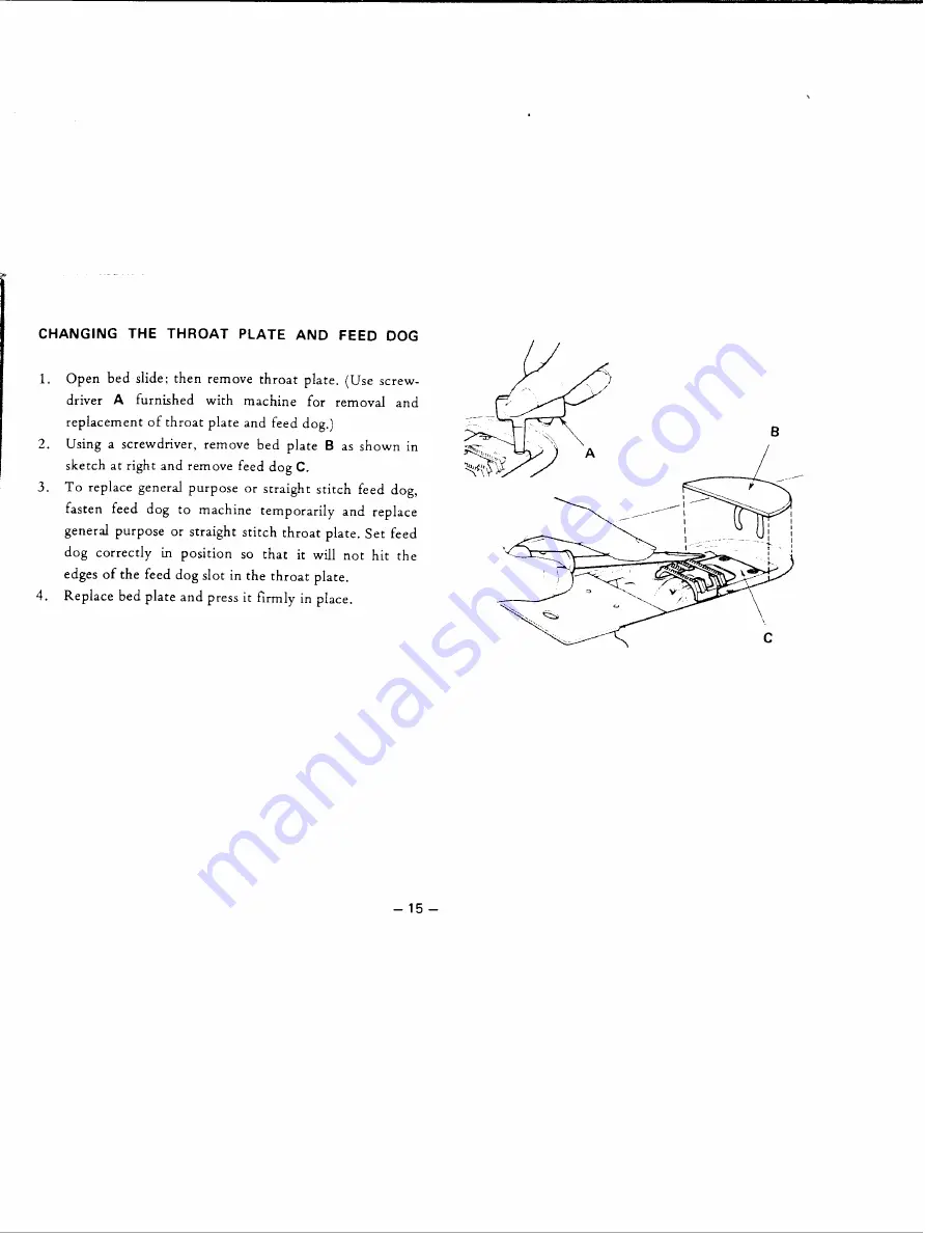 Singer 20UX143 Instructions Manual Download Page 17