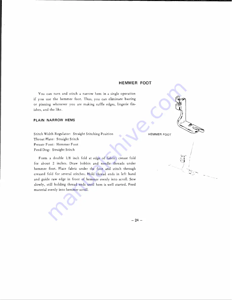 Singer 20UX143 Instructions Manual Download Page 28