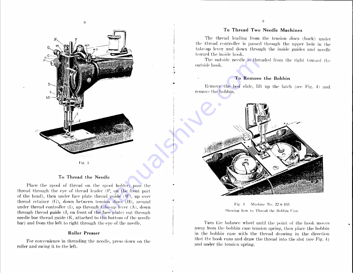 Singer 21 w 180 Instructions Manual Download Page 5