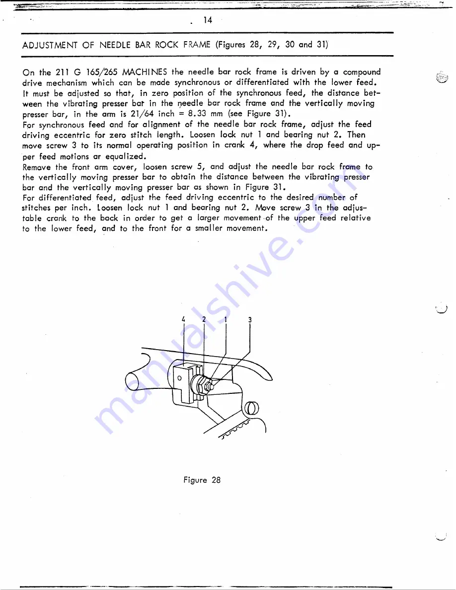 Singer 211G165 Service Manual Download Page 14