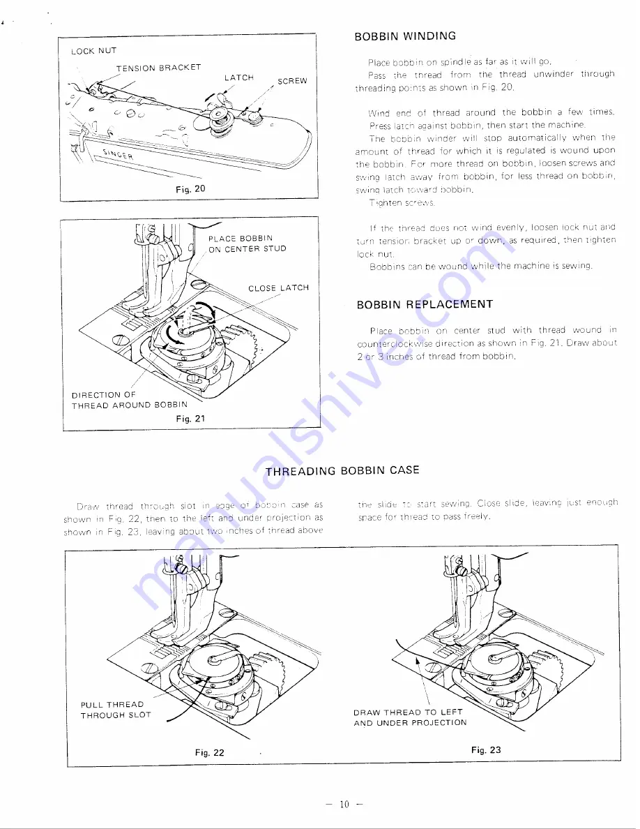 Singer 211U157A Service Manual Download Page 12