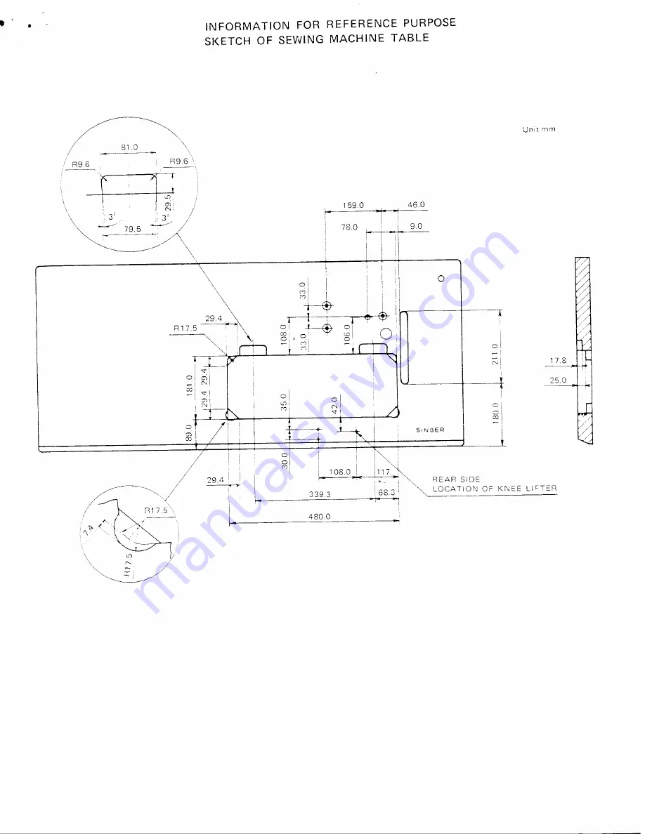 Singer 211U157A Service Manual Download Page 29