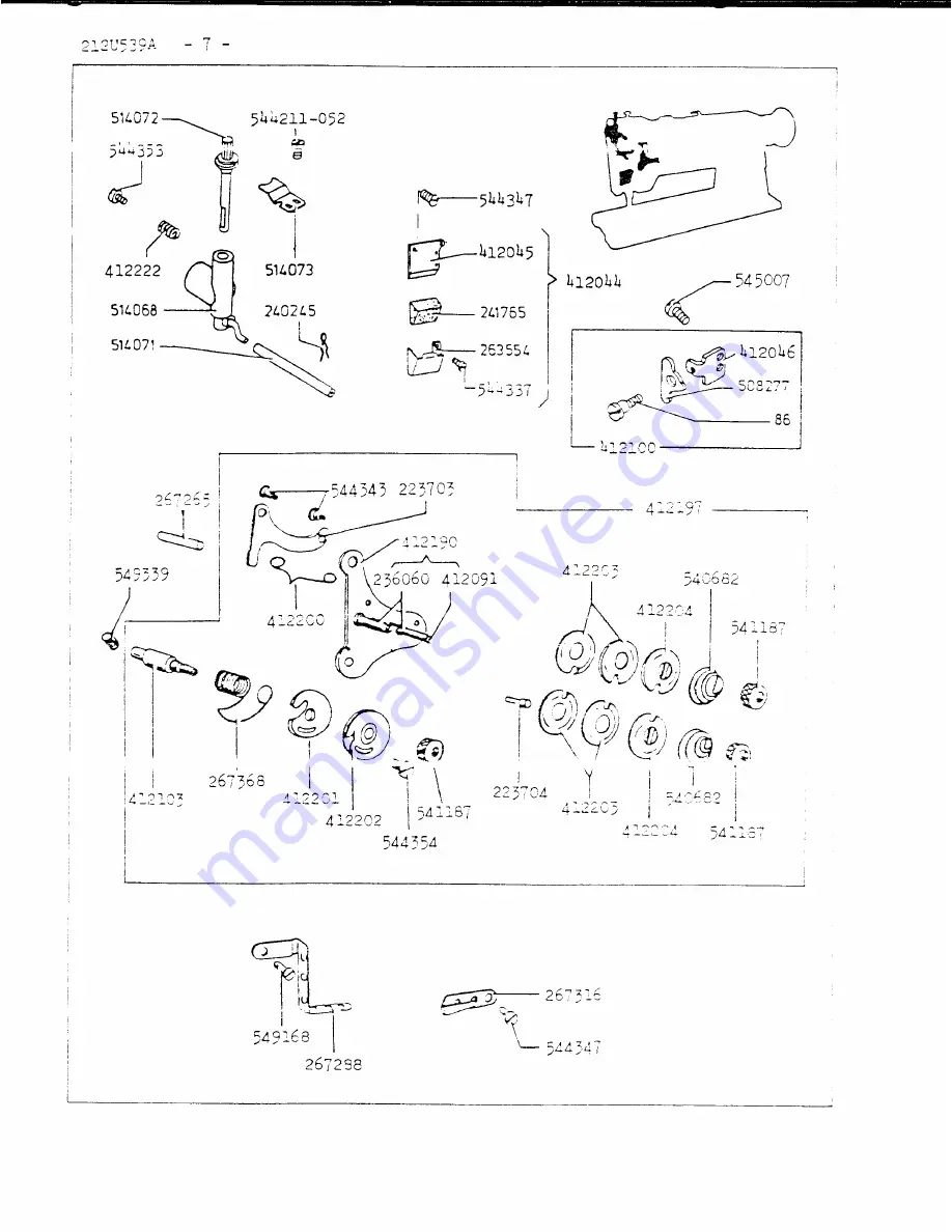 Singer 212U539A Скачать руководство пользователя страница 13