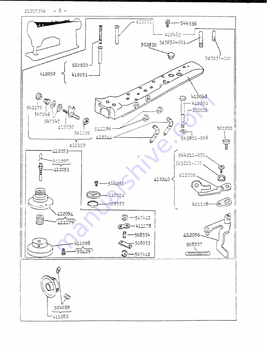 Singer 212U539A Скачать руководство пользователя страница 15