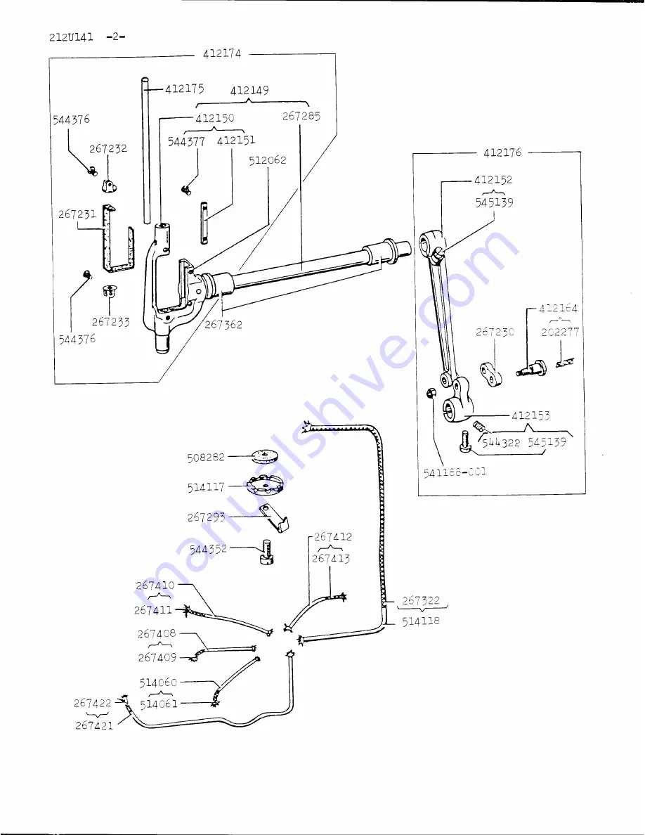 Singer 212U543A Illustrated Parts List Download Page 21