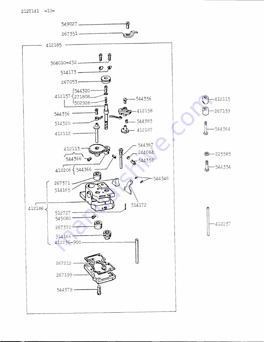 Singer 212U543A Скачать руководство пользователя страница 37