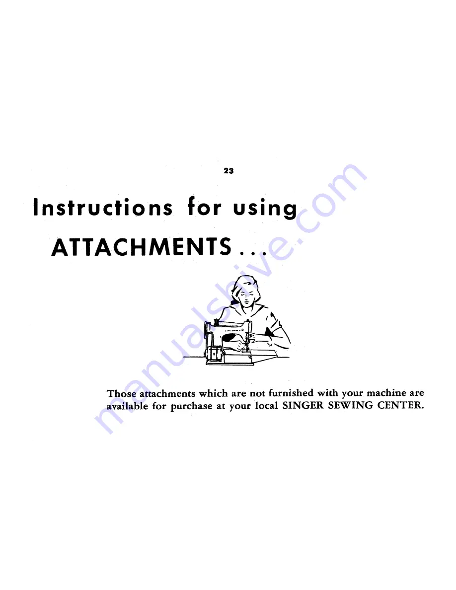 Singer 221K Instructions For Using Manual Download Page 25