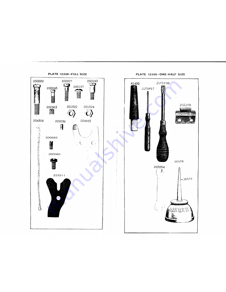 Singer 22W165 Parts List Download Page 49