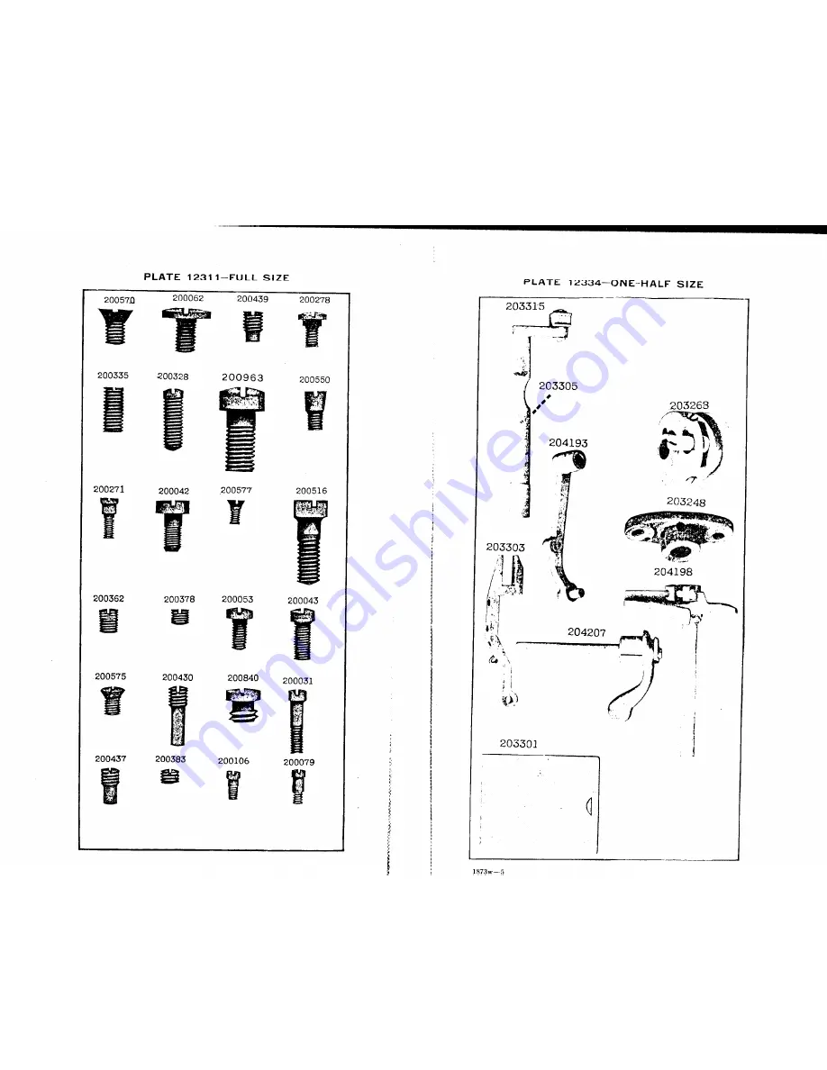 Singer 22W31 Parts List Download Page 19