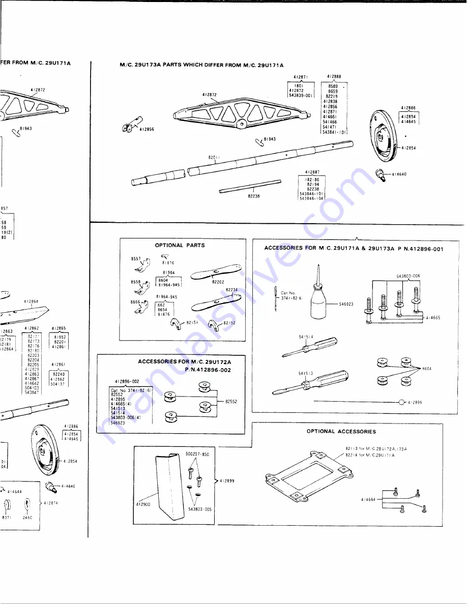 Singer 29U 171A Скачать руководство пользователя страница 4