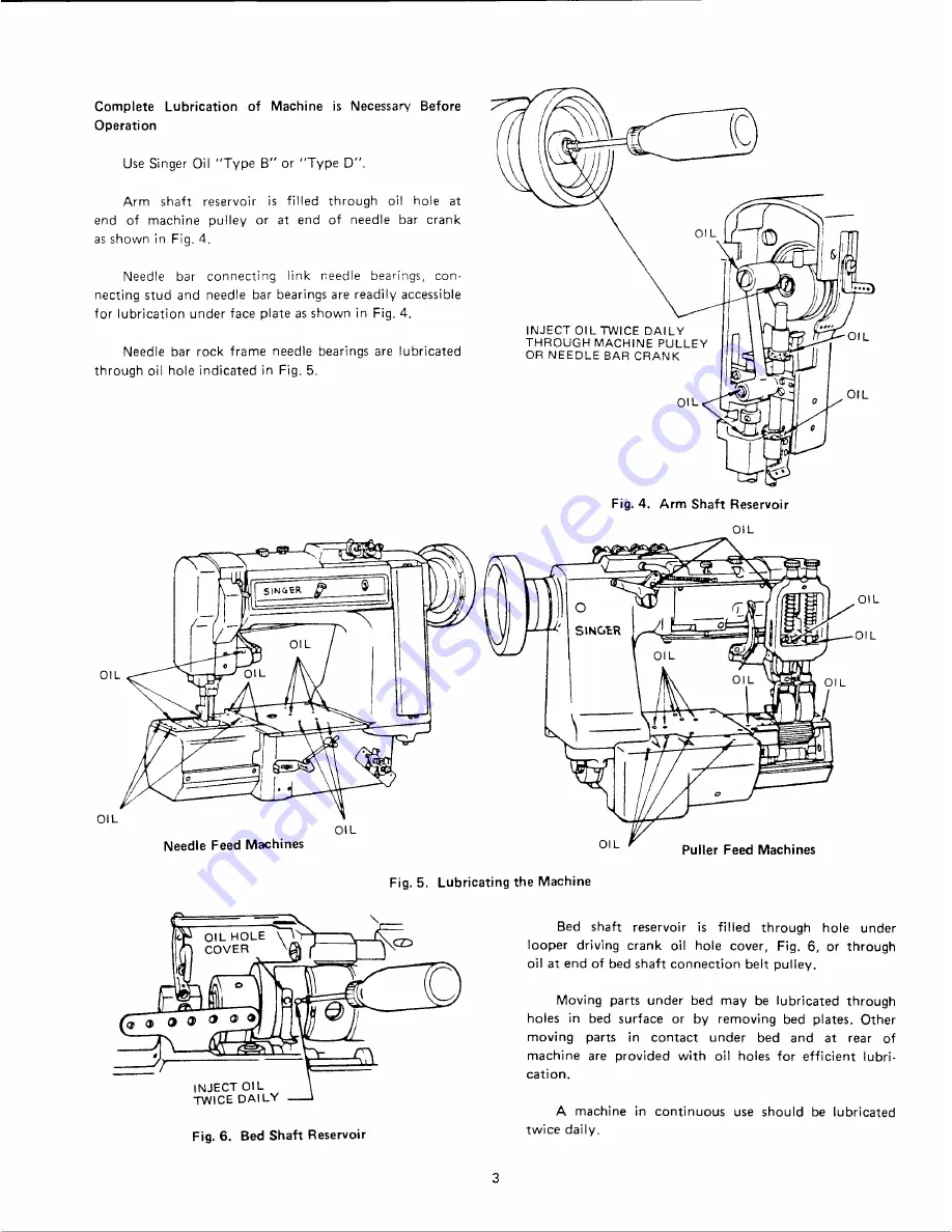 Singer 302U201 Service Manual Download Page 5