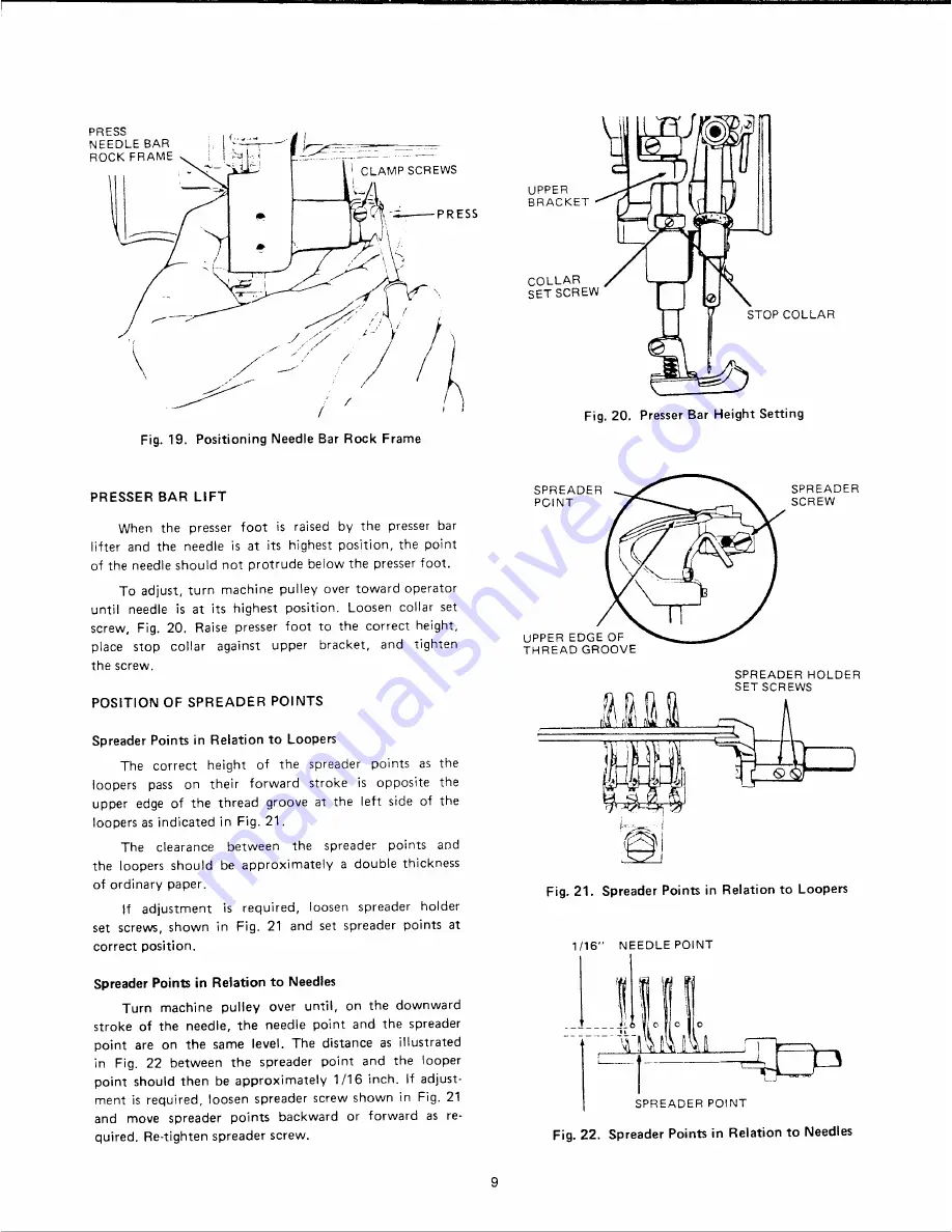 Singer 302U201 Скачать руководство пользователя страница 11