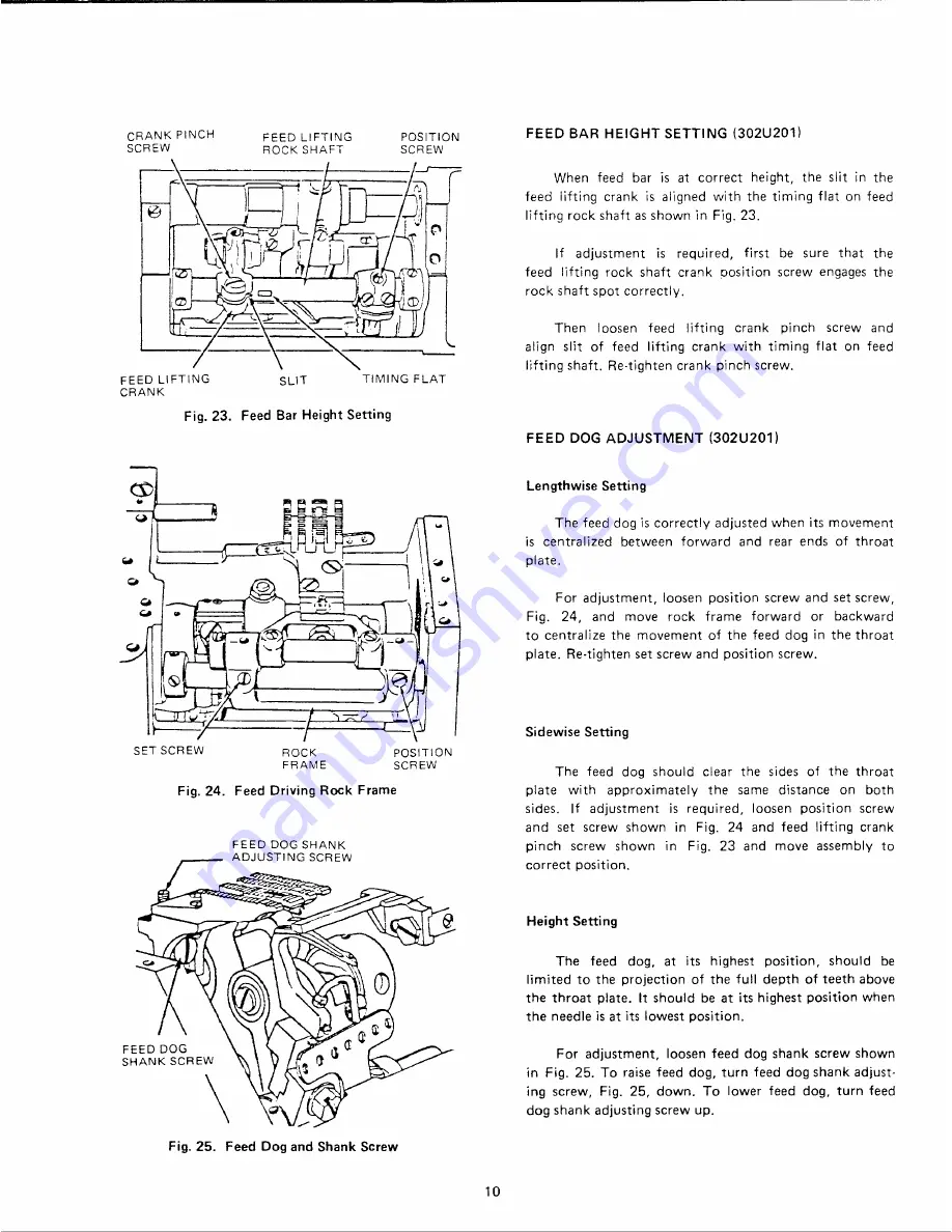 Singer 302U201 Service Manual Download Page 12