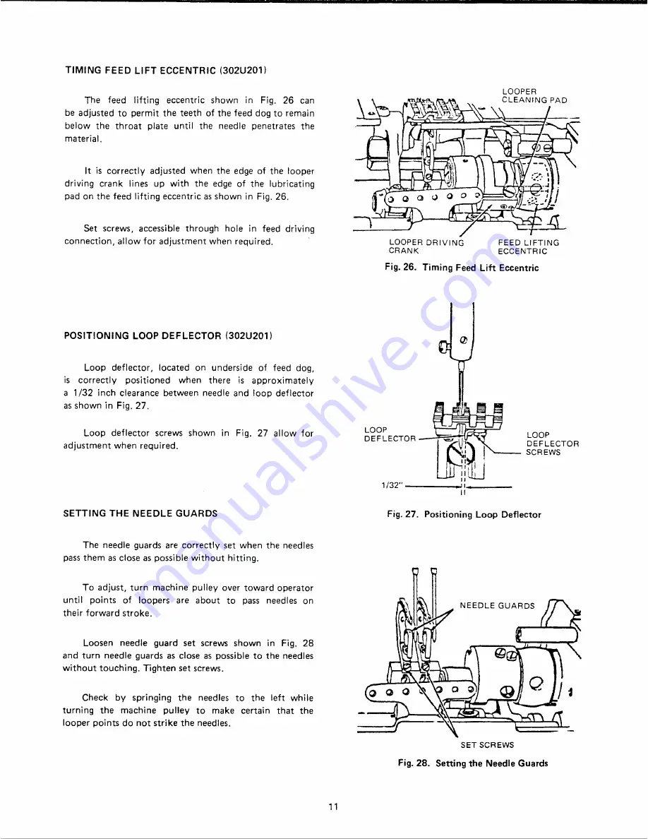 Singer 302U201 Service Manual Download Page 13