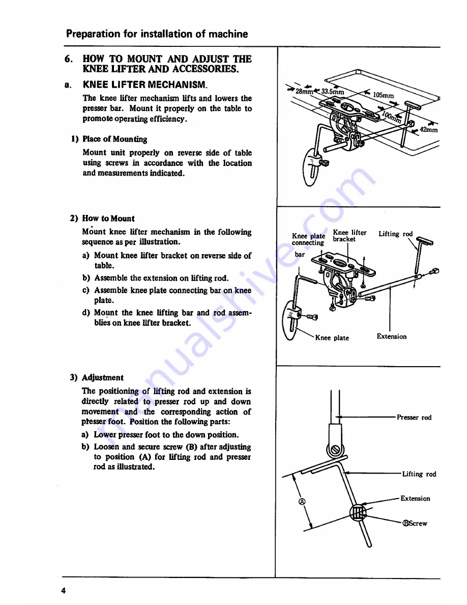 Singer 312 U141 Service Manual Download Page 5