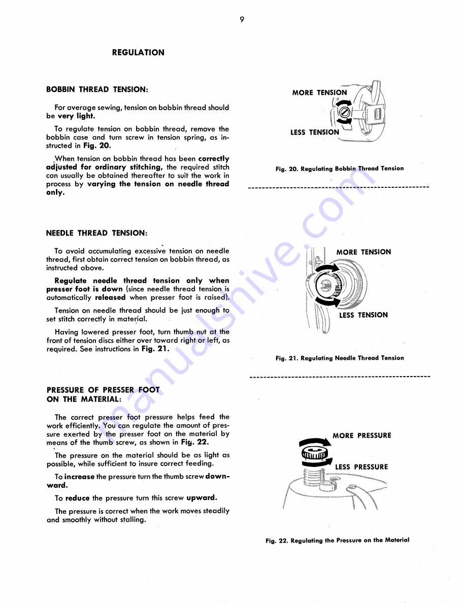 Singer 331K4 Service Manual Download Page 9