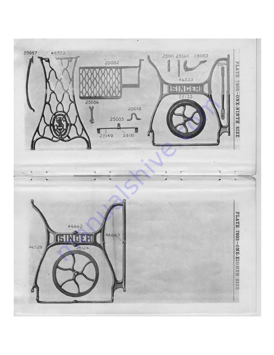 Singer 42-5 List Of Parts Download Page 46