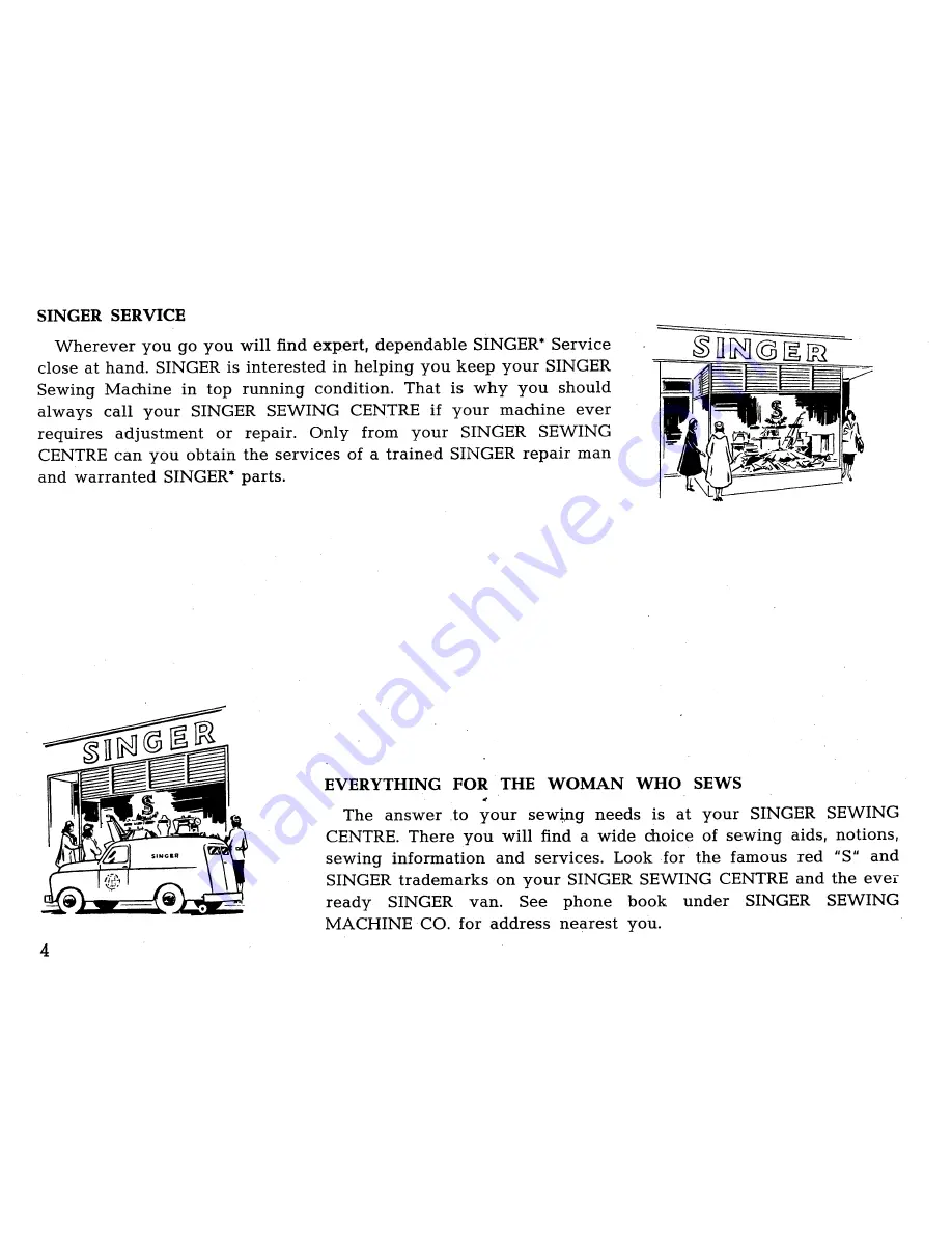 Singer 431 CONVERTIBLE Instructions For Use Manual Download Page 6