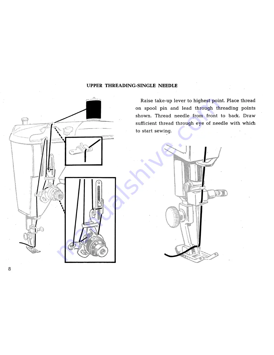 Singer 431 CONVERTIBLE Instructions For Use Manual Download Page 10