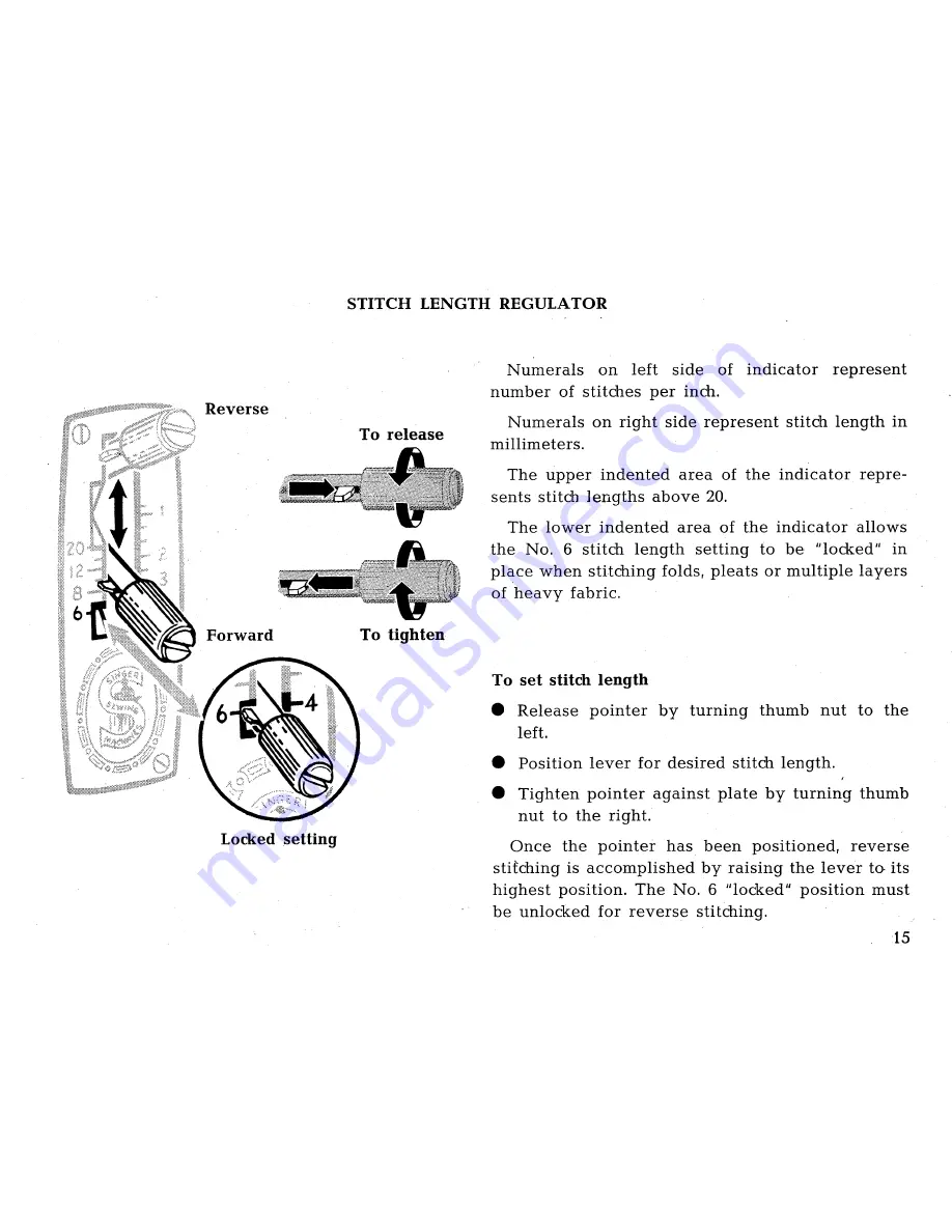 Singer 431 CONVERTIBLE Instructions For Use Manual Download Page 17