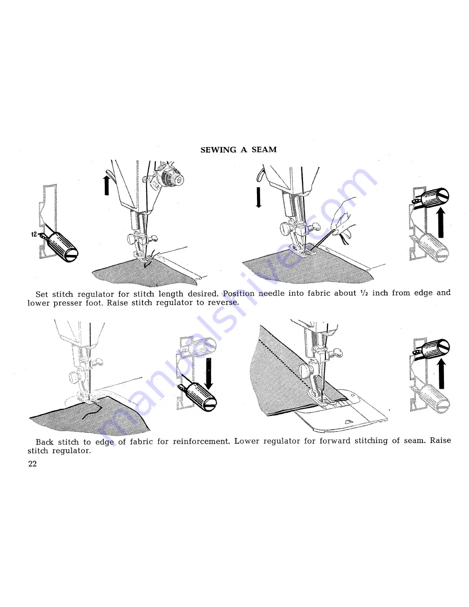 Singer 431 CONVERTIBLE Instructions For Use Manual Download Page 24