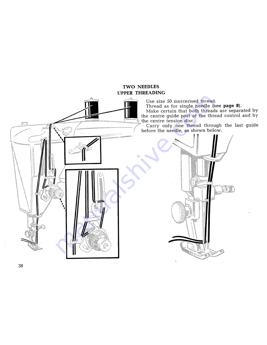 Singer 431 CONVERTIBLE Instructions For Use Manual Download Page 40