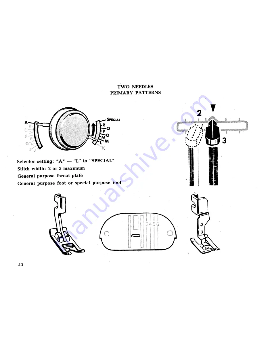 Singer 431 CONVERTIBLE Instructions For Use Manual Download Page 42