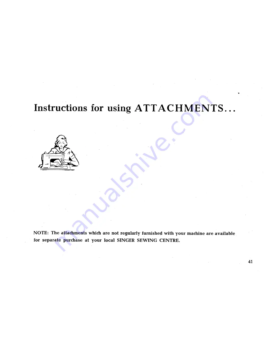 Singer 431 CONVERTIBLE Instructions For Use Manual Download Page 43