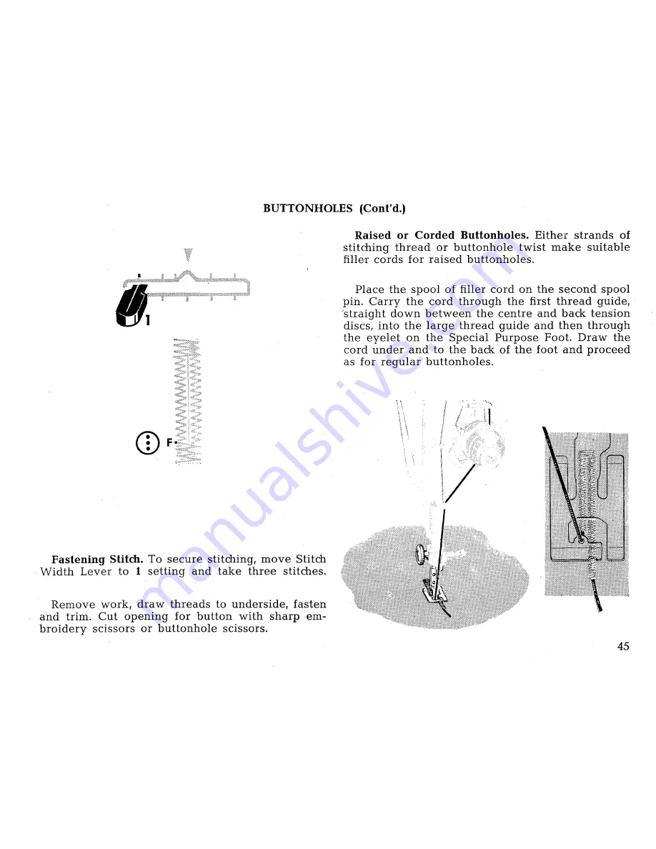 Singer 431 CONVERTIBLE Instructions For Use Manual Download Page 47